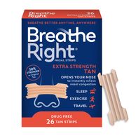 Breathe Right Extra Strength Tan Nasal Strips