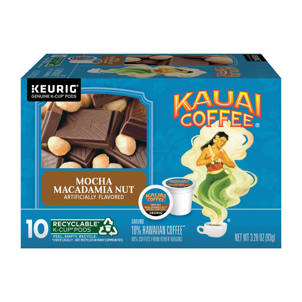 Kauai Coffee Mocha Macadamia Nut K-Cup Pods