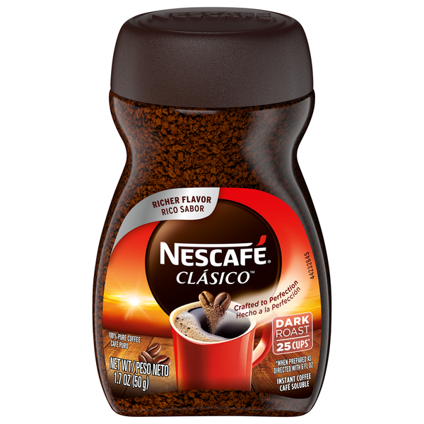 Café instantané NESCAFÉ Torréfaction foncée - Saveur riche et audacieuse