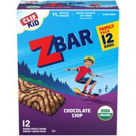 Barras de Snack Orgánicas para Niños ZBAR con Chispas de Chocolate