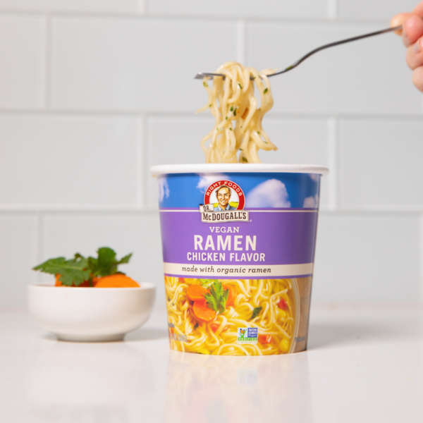 Dr. McDougall's Vegan Chicken Ramen Noodle Soup Cup