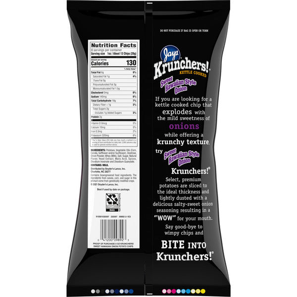 Krunchers Chips Kettle Style Oignon Doux Hawaïen