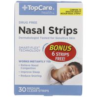 TopCare Tiras Nasales Medianas, Transparentes