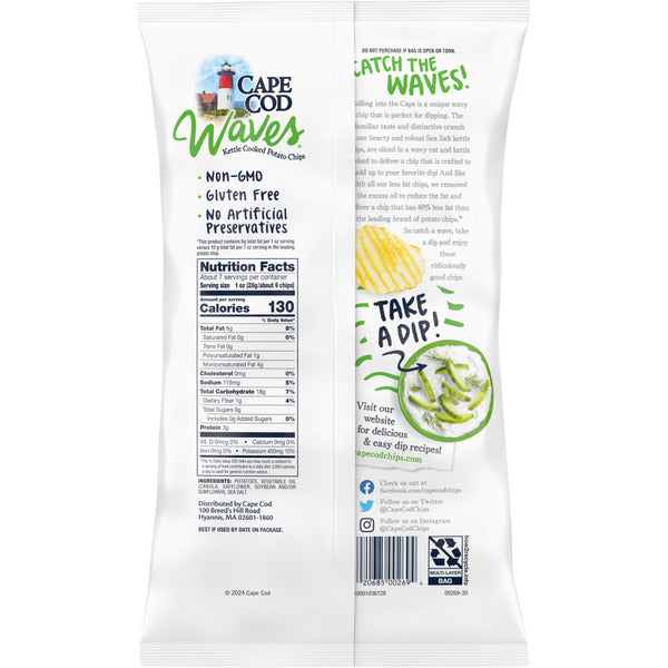 Cape Cod Menos Grasa Papas Saladas