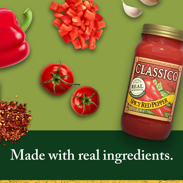Classico Spicy Red Pepper & Tomato Pasta Sauce