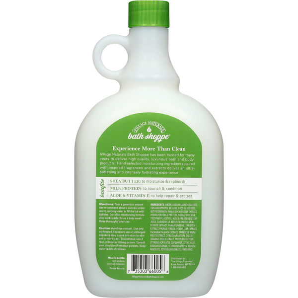 Village Naturals White Tea + Jasmine Milk Bath with Shea Butter