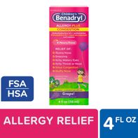 Benadryl Alivio de Alergias y Congestión para Niños