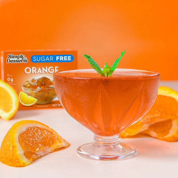 Gelatina de Naranja Sin Azúcar Simply Desserts