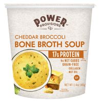 Power Provisions Cheddar Broccoli Bone Broth Soup