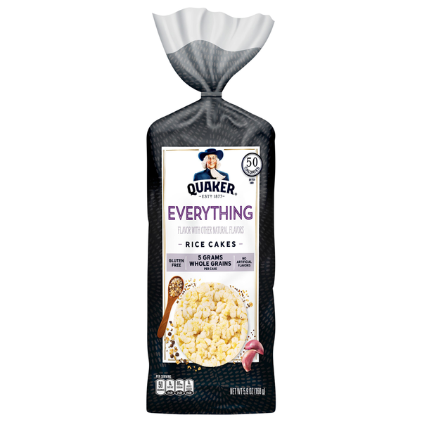 Galletas de Arroz Quaker Everything - Delicia Salada para Snack