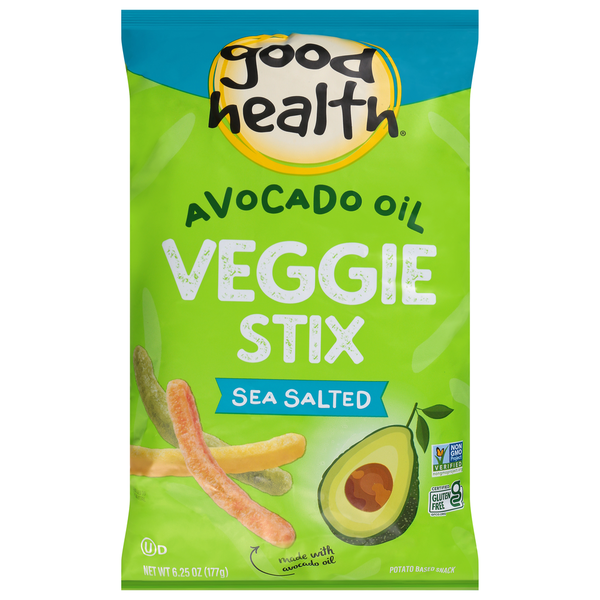Bâtonnets de légumes au sel de mer à l'huile d'avocat Good Health