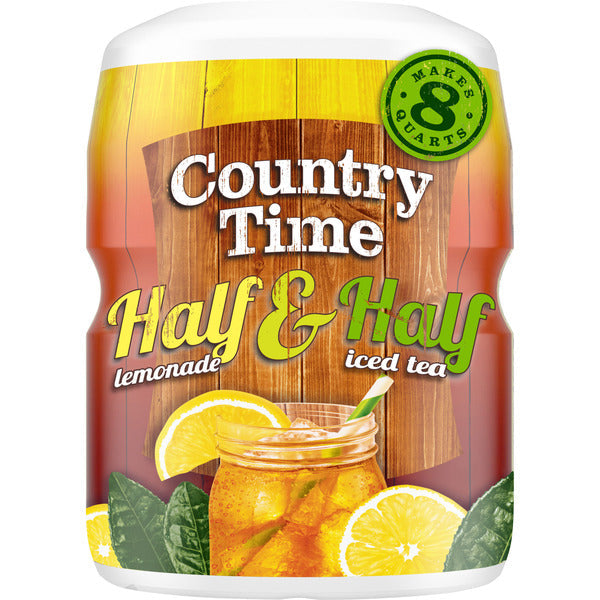 Mélange de boisson en poudre Country Time Half & Half Lemonade Iced Tea
