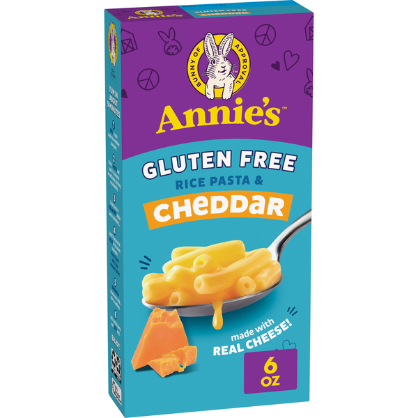 Pâtes de riz sans gluten et fromage cheddar d'Annie