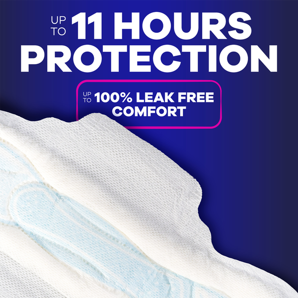 Always Maxi Serviettes de Nuit avec Ailes, Taille 4