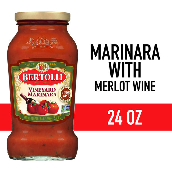Bertolli Vineyard Marinara with Merlot Wine Sauce