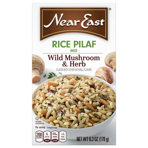 Mélange de pilaf de riz Near East, champignon sauvage et herbes