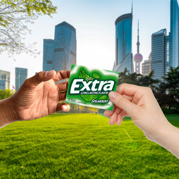 Gomme à mâcher Extra Spearmint sans sucre - Pack unique