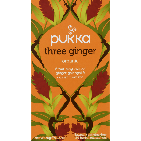 Pukka Thé Herbal Bio Trois Gingembre Sachets