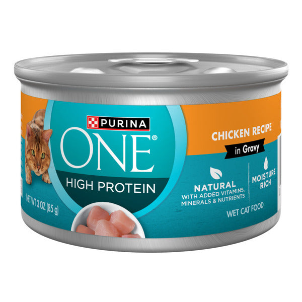 Purina ONE Natural High Protein Cat Food, Chicken Recipe