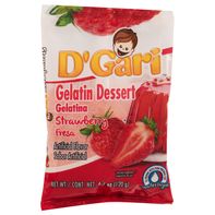 D'Gari Strawberry Gelatin Dessert
