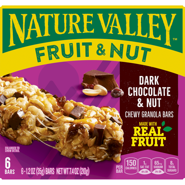 Nature Valley Dark Chocolate Nut Granola Bars