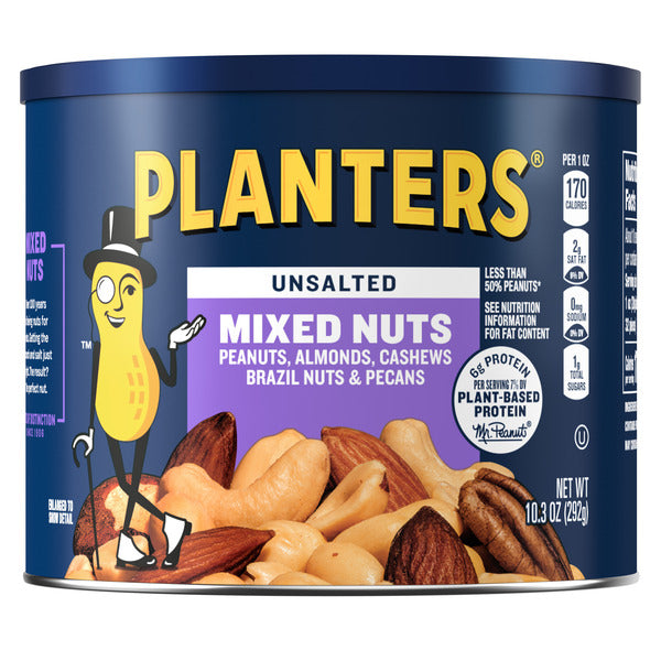 Nueces Mixtas Sin Sal de Planters, 10.3 OZ