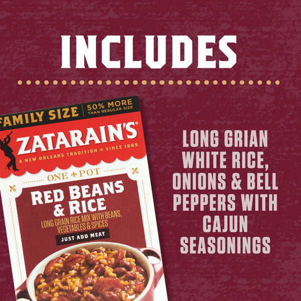 Zatarain's Tamaño Familiar Frijoles Rojos y Arroz