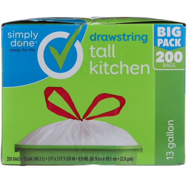Simply Done Tall Drawstring Kitchen Bags