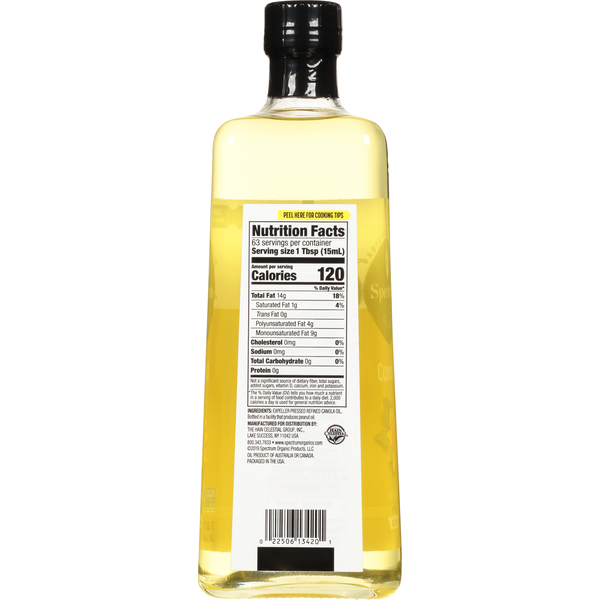 Huile de Canola Spectrum - Huile de Cuisine Premium