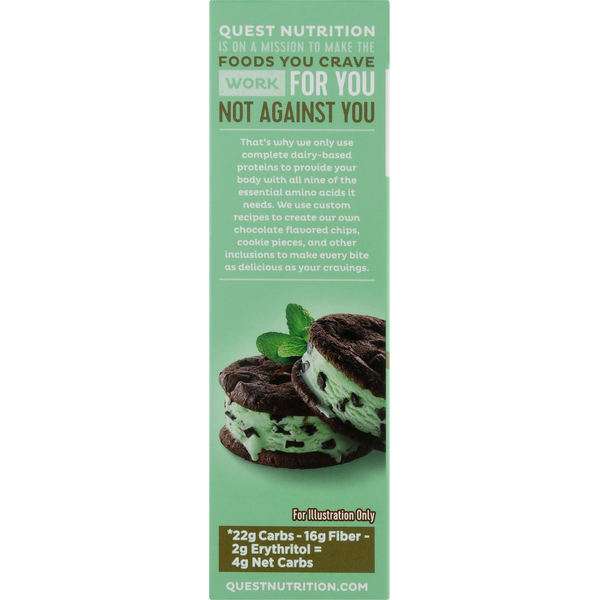 Quest Protein Bar - Mint Chocolate Chunk Flavor