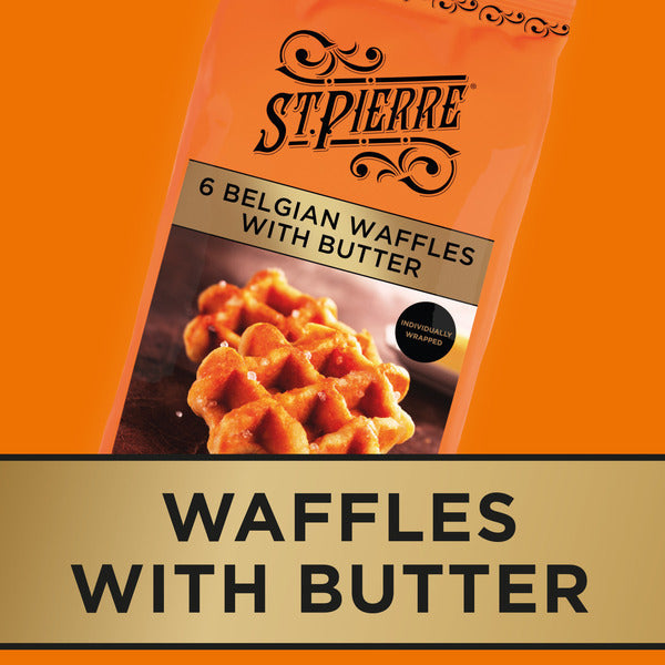 St Pierre Butter Brioche Waffles - 6 ct, 10.6 oz