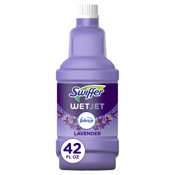 Nettoyant liquide pour sols Swiffer WetJet, Lavande Vanille & Confort