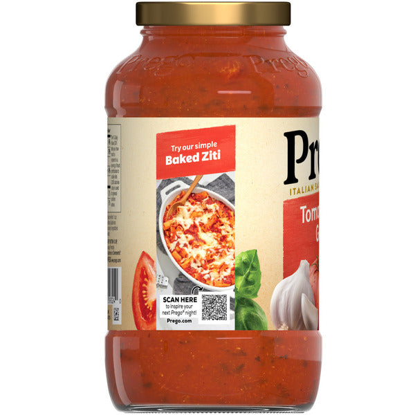 Salsa de Pasta Prego con Tomate, Albahaca y Ajo