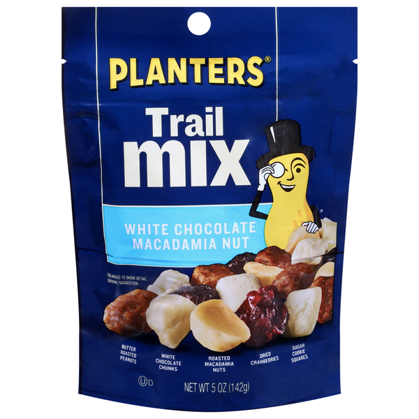 Mélange de fruits secs Planters au chocolat blanc et aux noix de macadamia