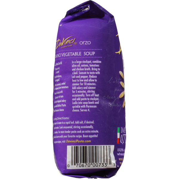 DaVinci Signature Orzo Pasta