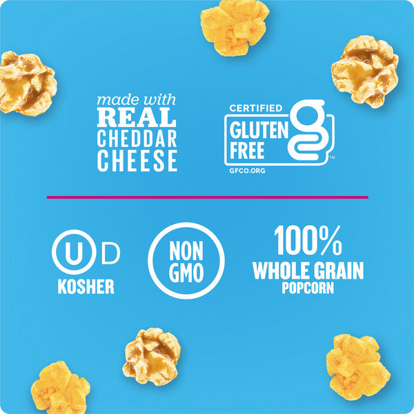 Mélange de Popcorn Caramel & Cheddar d'Angie BOOMCHICKAPOP