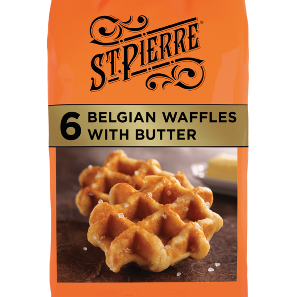 St Pierre Butter Brioche Waffles - 6 ct, 10.6 oz