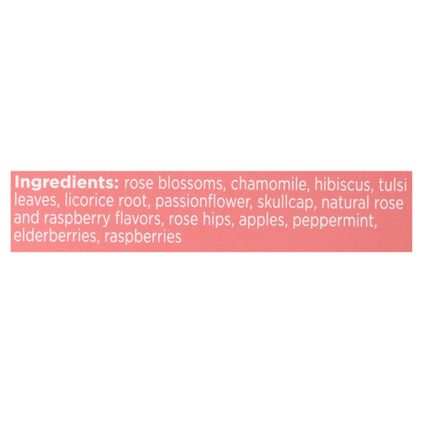 Té de hierbas Bigelow Benefits Stress Free de rosa y menta