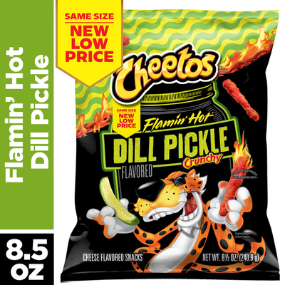Cheetos Snacks au Fromage Croquant - Flamin' Hot Dill Pickle
