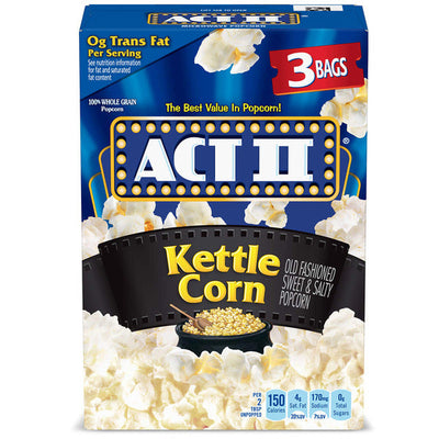 ACT II Kettle Corn Palomitas de Maíz para Microondas