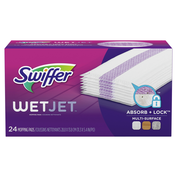Recharge de pad de nettoyage multi-surfaces Swiffer WetJet