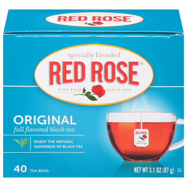 Té Negro Red Rose, Bolsitas de Té Originales