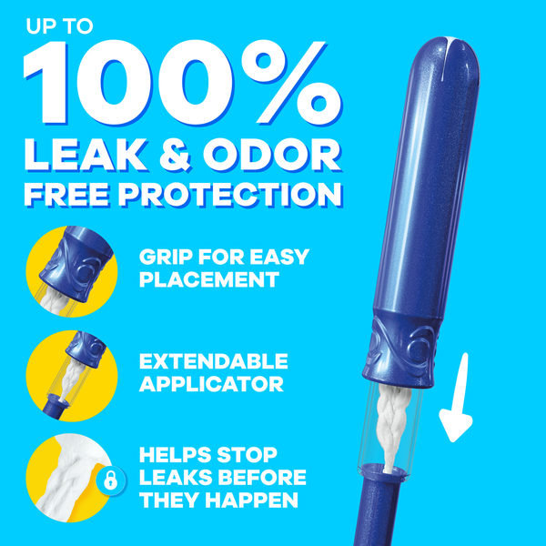 TAMPAX Compact Pearl Tampons Multipack avec Braid LeakGuard