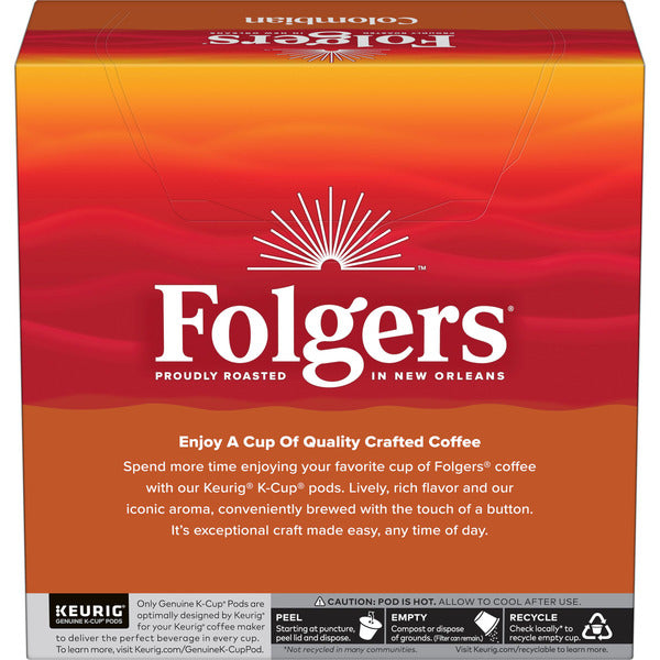 Cápsulas K-Cup de Café Colombiano Folgers, Tostado Medio