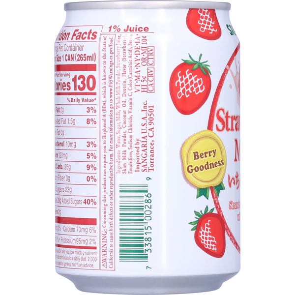 Sangaria Strawberry Milk - Creamy & Refreshing Beverage