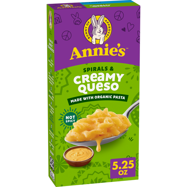 Annie's Pasta Spirals with Creamy Queso