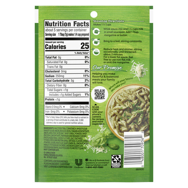 Knorr Sauce Mix Creamy Pesto