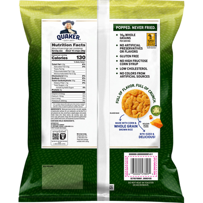 Quaker Rice Crisps Jalapeno Cheddar