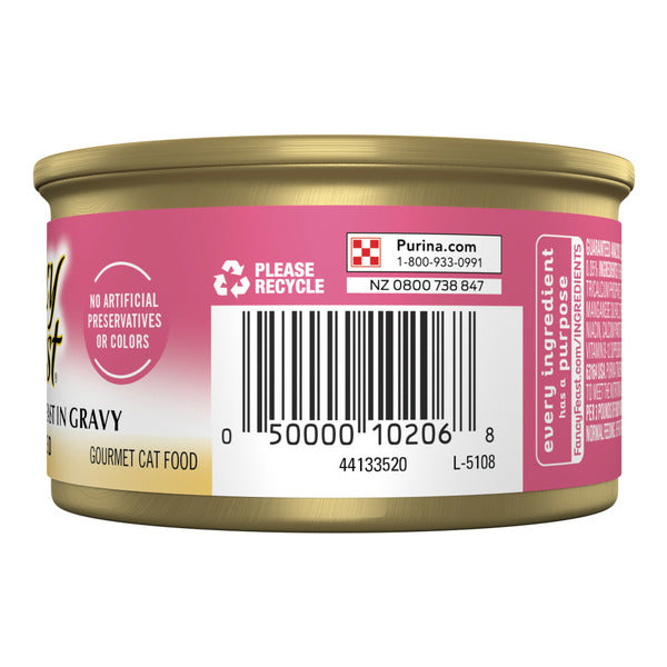 Purina Fancy Feast Saumon Grillé et Crevettes Nourriture Humide pour Chats