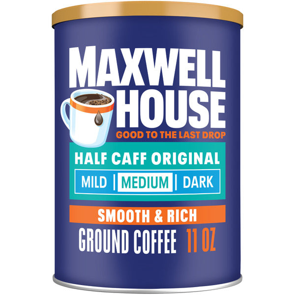Maxwell House Half Caff Medium Roast Ground Coffee